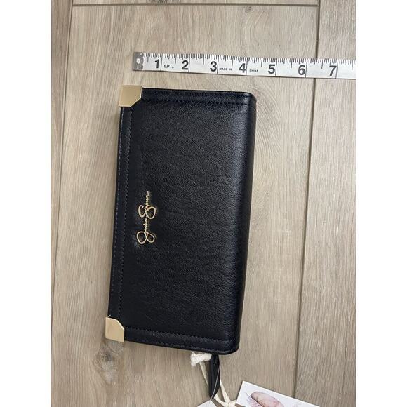 NWT Jessica Simpson Frankie Wallet in Black - Picture 5 of 12